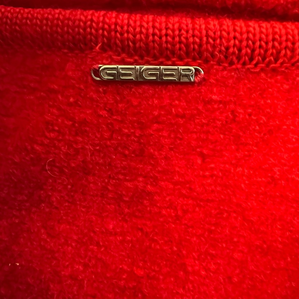 Geiger Red Wool Jacket - image 8